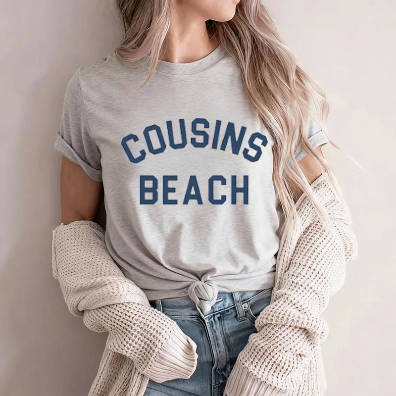 The Summer I Turned Pretty Cousins Beach Tshirt Women Girl Oneck Summer Shirt Gift for Fans