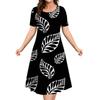 2025 New Floral Graphic Printing Ladies Dress Elegant Midi Dress Summer Dress Plus Size Women's Fashion Clothing