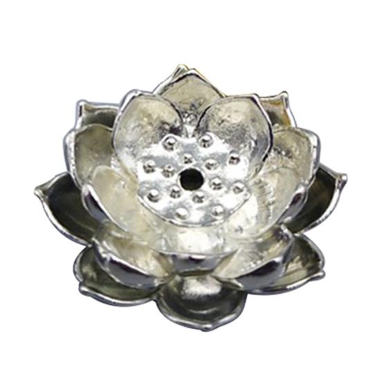 Лотос форма благовония палочка держатель горелки пластина сандалового дерева курильница домашний декор