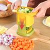 Multifunctional Cucumber Potato Slicer Household Hand Pressure Onion Dicer Vegetable Chopper French Fries Cutter Kitchen Gadgets