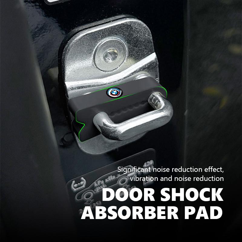 Silicone Car Door Lock Buckle Protection Cover Shock Absorbing Pad For BMW X1 X3 E39 E46 E30 E36 E87 E60 E90 F26 G02 E70 F15 E53 O222