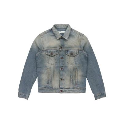 OFF WHITE Джинсовая куртка с аэропортовой лентой OMYE005S203860037388