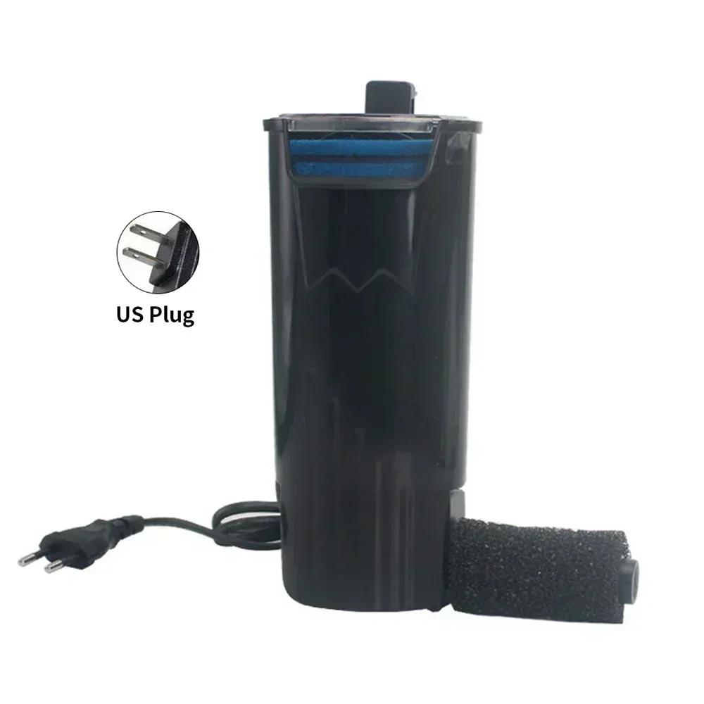 Фильтр для аквариума 5 Вт, фильтр для рептилий с низким уровнем воды, насос для очистки пластика водопада, мощный насос для фильтрации воды в аквариуме для черепах