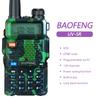 UV-5R 5W Walkie Talkie Interphone VHF UHF Dual Band 128 каналов FM-прием с 2800 мАч