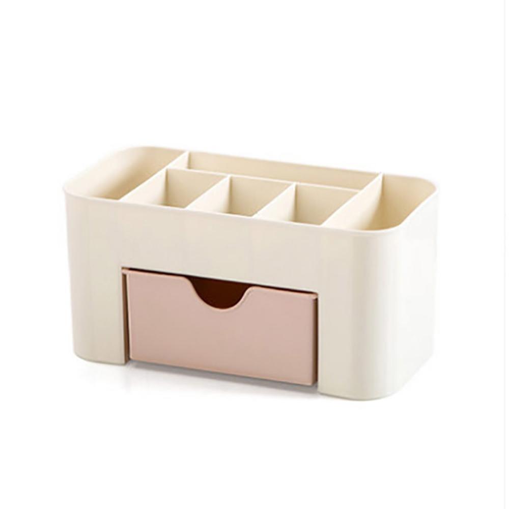 Jewelry and Cosmetics Storage Box, Drawer Style Plastic Office Desktop, Dressing Table, Lipstick Sorting Shelf
