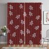 Christmas Blackout Curtain for Room 2 Panel Halloween Decoration Kitchen Curtains 2 Pieces Home Interior Curtains Partition