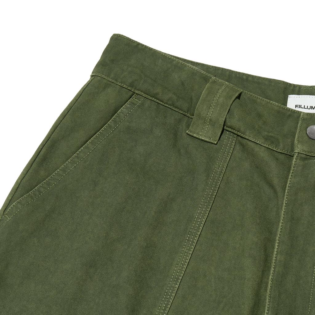 FILLUMINATE Cotton Washed Cargo Pants - Khaki
