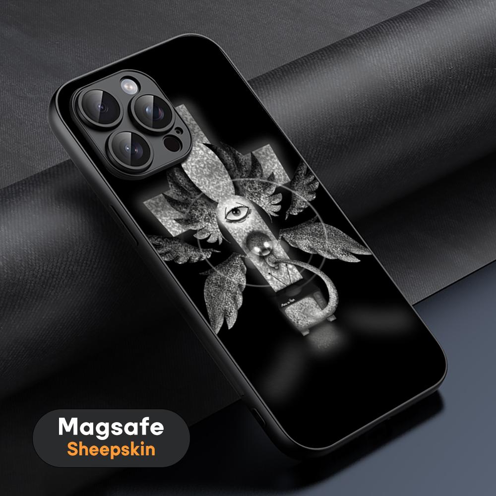 Чехол для телефона с игрой The Binding of Isaac для iPhone 17 16 15 14 13 12 11 Plus Pro Max Высококачественный Роскошный Magsafe Овечья кожа