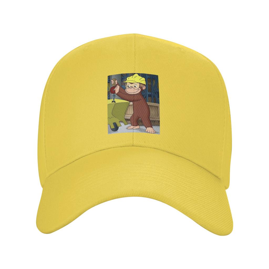 Unisex Baseball Hats Anime Curious George Monkey Outdoor Streetwear Summer Sports Baseball Caps Hip Hop Cap Casquette Hats