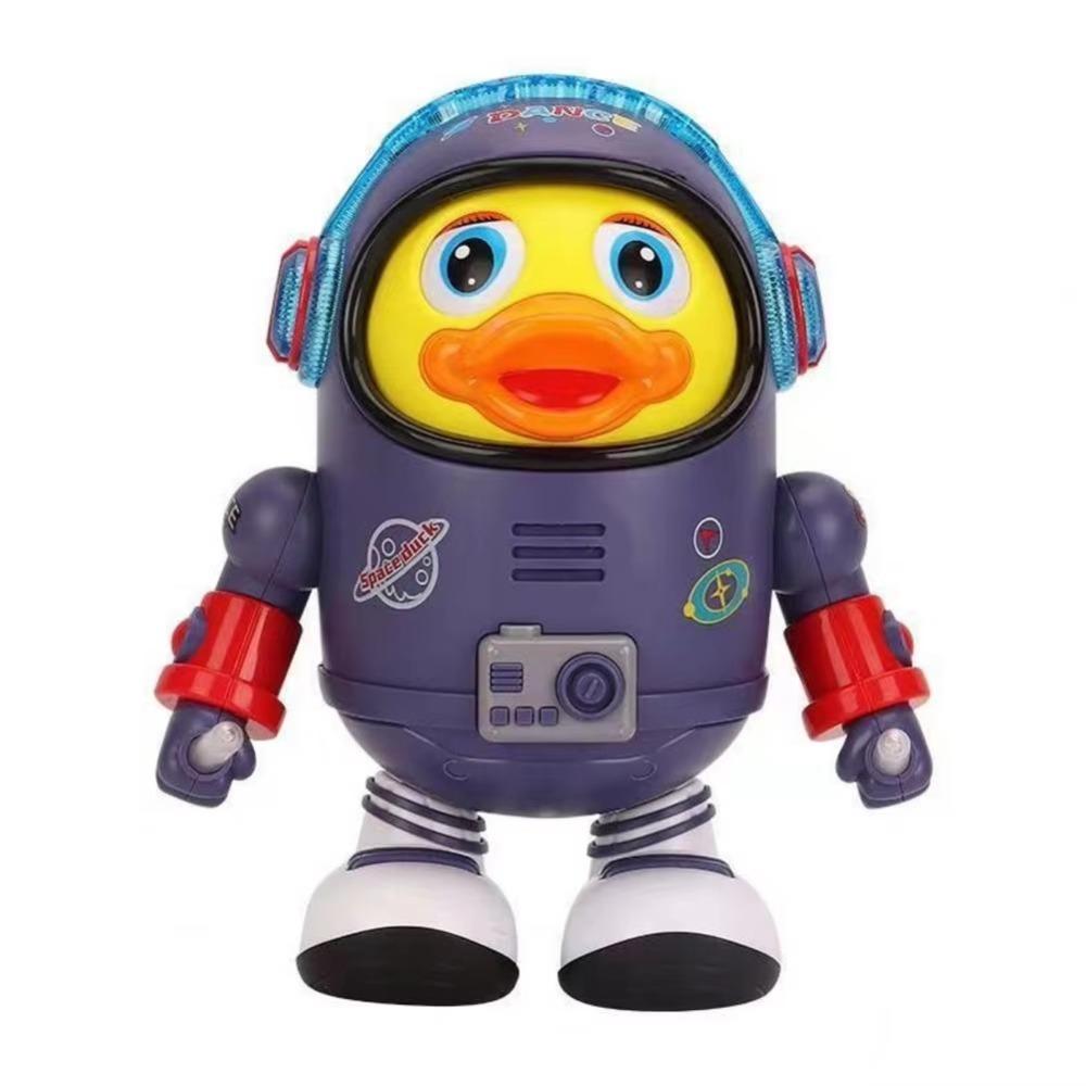 Interactive Electric Dance Space Duck Plastic Duck Musical Interactive Toy Desktop