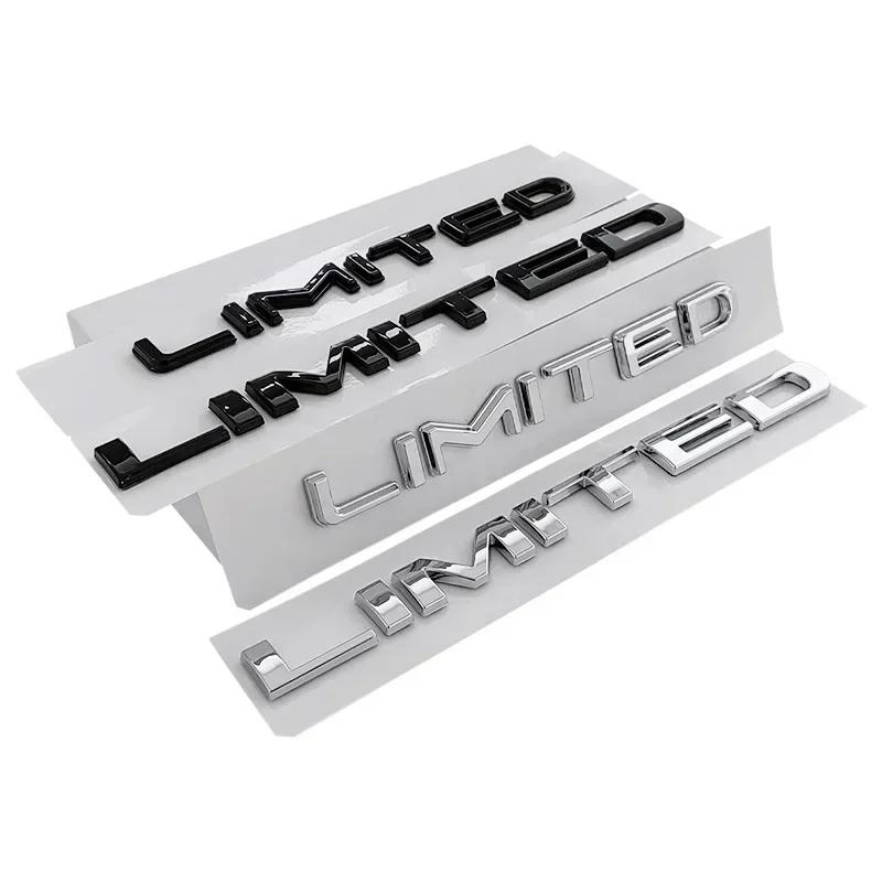 3D ABS Car Body Emblem Rear Trunk Badge Sticker for LIMITED Wrangler Tj Jk Jl Grand Cherokee Commander Renegade Liberty