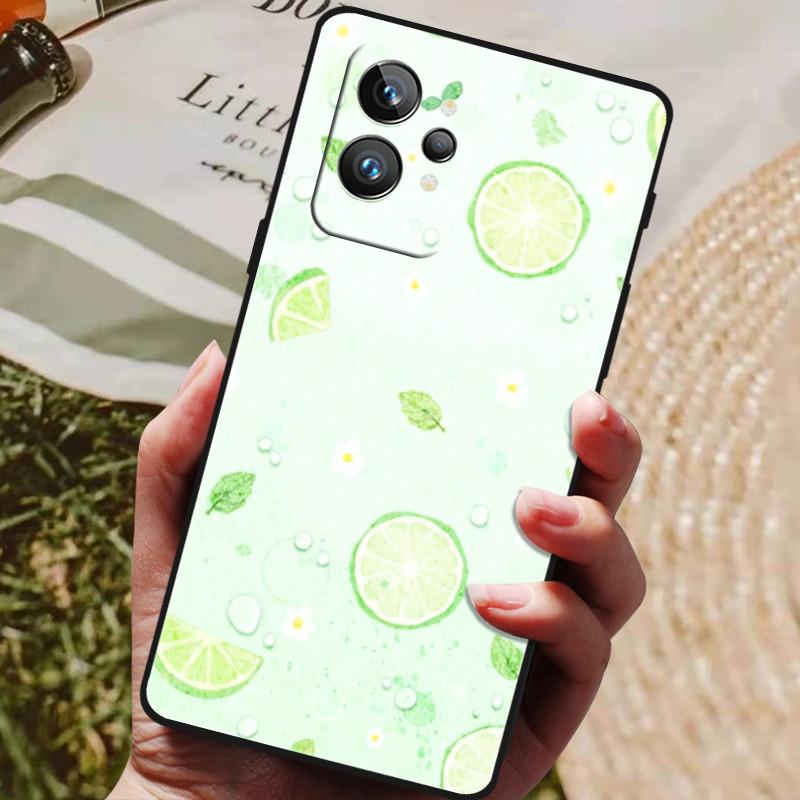 Чехол для Realme GT2 Pro 5G ТПУ Черный Бампер Силиконовый Защитный Funda для Realme GT 2 Pro Чехол для Телефона GT2 Pro 2PRO 2022 Capas