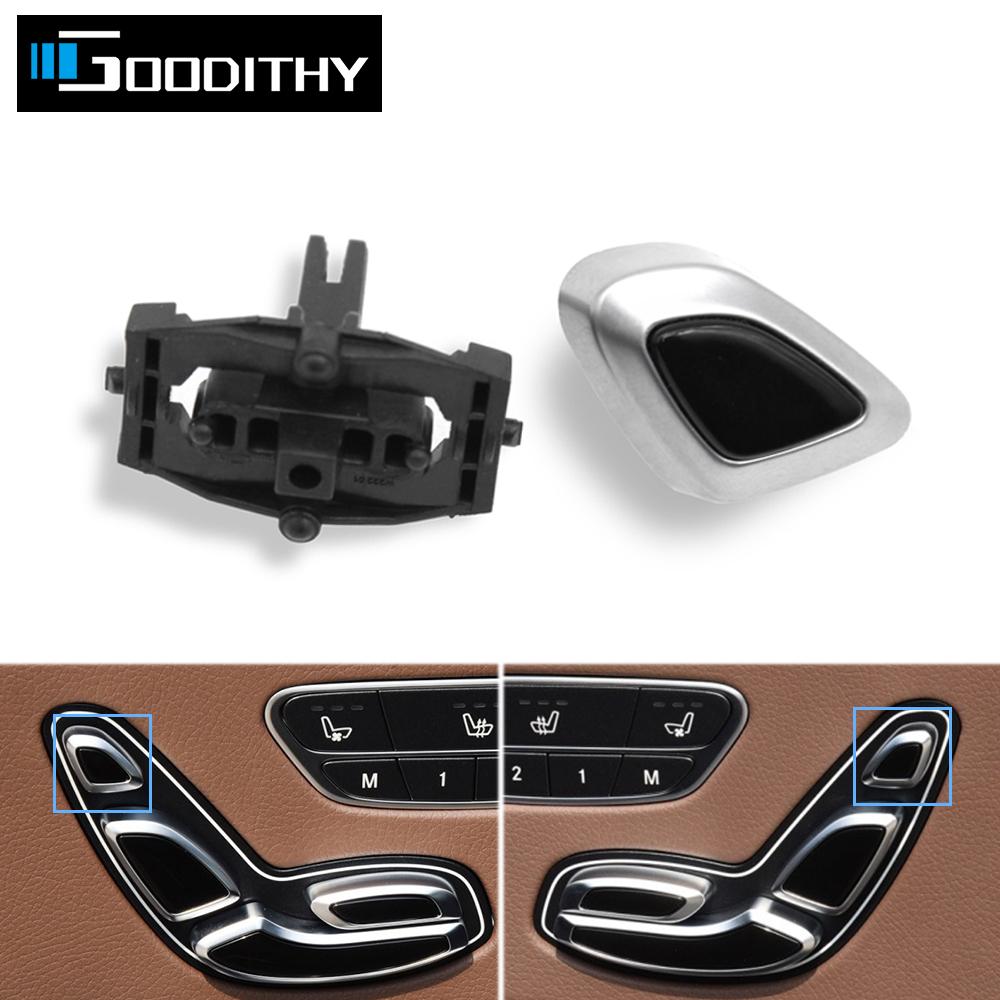 Car Seat Headrest Adjustment Switch Button Pillow Regulating Control For Benz S V Class W222 C217 W447 Maybach X222 S300 S350