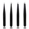 4 Piece Eyebrow Hair Pluckers Stick False Eyelashes Eyebrow Trimming Clip Beauty Tools Tweezers Set