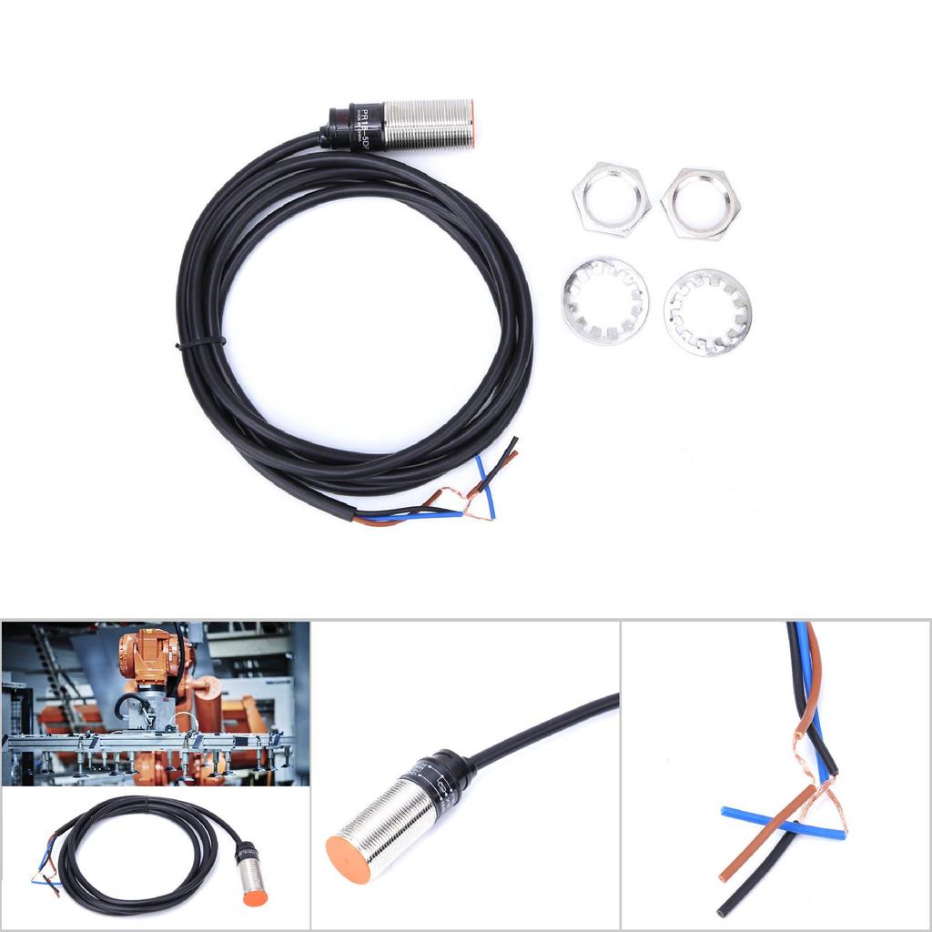 BERM Inductive Proximity Switch 5mm Distance Detection Sensor DC10~30V 3 Wire PNP NO