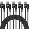 Практичный гибкий кабель для быстрой зарядки USB Type C, 2 метра, с угловыми разъемами, подходит для смартфонов, Switch, Power Delivery