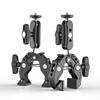Super Clamp Double Ballhead Smartphones/Action Camera Mount Clip 0-65mm for Tripods and Gimbals