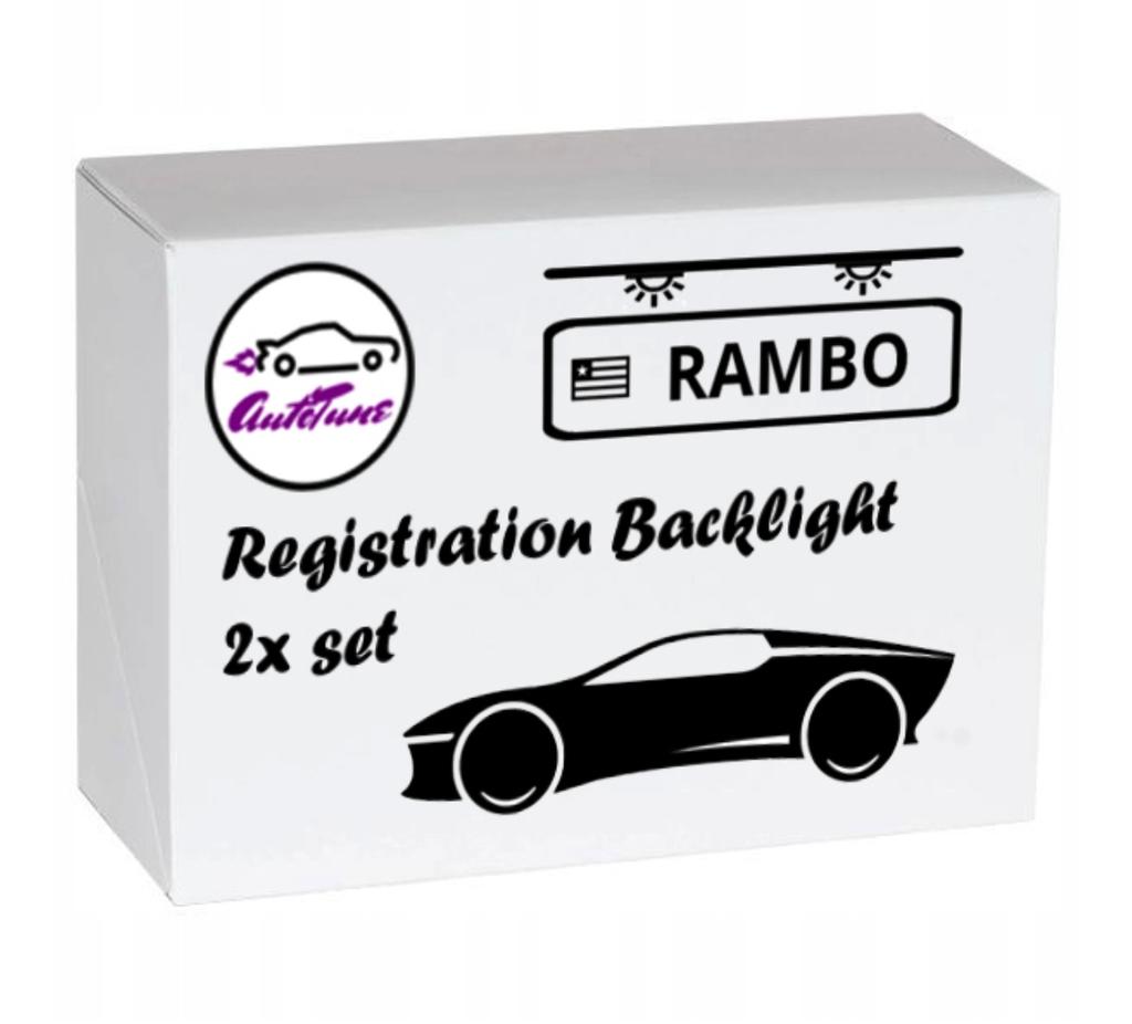 Led Licence Plate Light Kit, Autotune, For Bmw E82 1 Series, E88 1 Series, E90 3 Series, E91 3 Series, E92 3 Series, E93 3 Series, E39 5 Series, E60 5