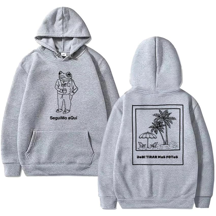 Seguimo Aqui Printed Hoodie Men Women Simple Casual Loose Fashion O-Neck Long Sleeve Pullover Autumn Winter Fleece Sweatshirts