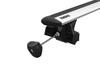 Thule Evo Flash Rail Foot 7106 Прямой багажник на крышу с одним замком Slide Professional Bar 710600 (Совместимость с Square Wing/Evo)