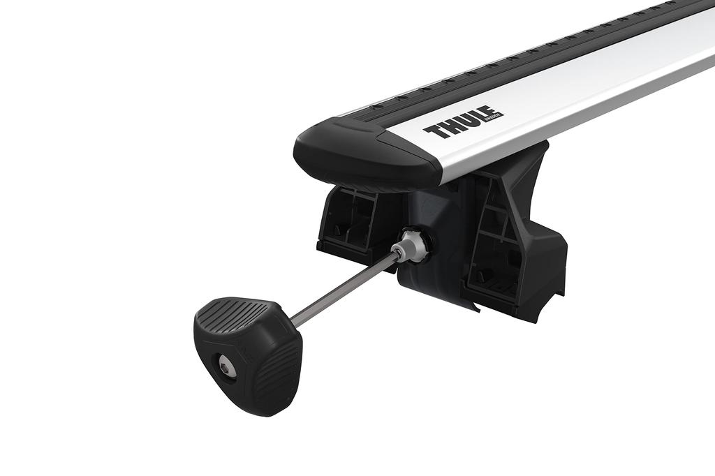 Thule Evo Flash Rail Foot 7106 Прямой багажник на крышу с одним замком Slide Professional Bar 710600 (Совместимость с Square Wing/Evo)