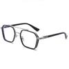 Durable and Portable Anti Blue Light Glasses, Men's and Women's Oversized Optical Frame, Ultra Light Glasses, Anti Radiation