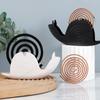 Snail Shape Mosquito Coil Holder Spiral Plastic Mosquito Repellent Incense Rack Plate Incense Burner Frame Home Table Decoration