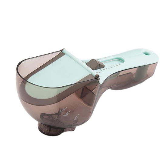 Ложка-совчок для кормления собак, кошек, кроликов, птиц. Регулируемая мерная чашка для корма животных со шкалой. Двусторонняя восьмипозиционная мерная ложка. Соль