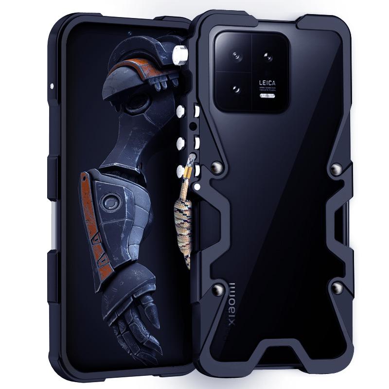 Бронированный Винт Металлическая Рамка Ударопрочный Чехол Для Xiaomi 14 13 Pro 13t 13 Ultra Алюминиевый Бампер Чехлы Прочный Fundas