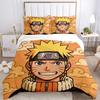 Naruto'S Determination Print 3Pcs Bedding Setduvet Cover With 2 Bedropillowcase Home Birthday Gift