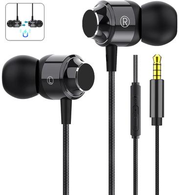 Проводные наушники с магнитным Hi-Fi звуком, глубоким, комфортные, с низким уровнем утечки звука, с пультом для звонков, стерео, регулировка громкости, совместимы с микрофоном, дизайн,