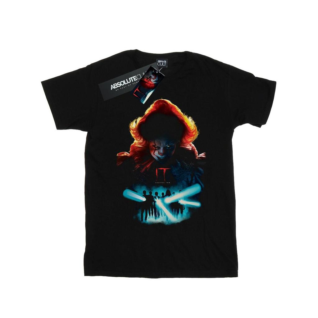 It Chapter 2 Womens/Ladies Poster Flashlights Cotton Boyfriend T-Shirt