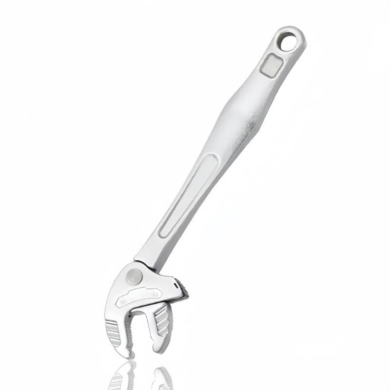 Практичный регулируемый гаечный ключ с поворотной на 360 градусов губкой, промышленный инструмент для крепежа для промышленных болтов и механических применений