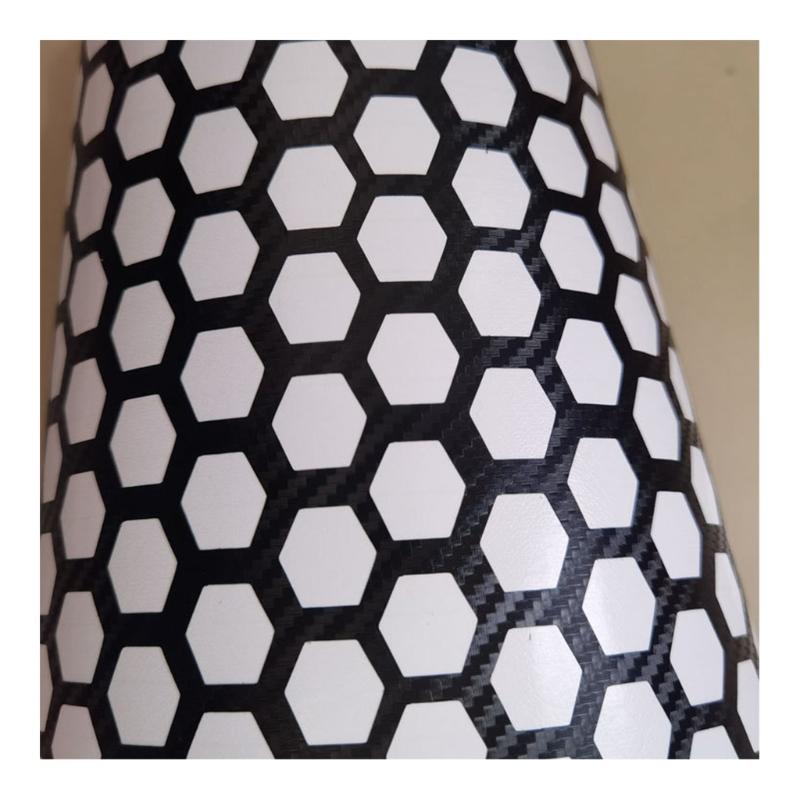 Декоративные практичные наклейки на задние фонари автомобиля, сотовые наклейки из углеродного волокна черного цвета 48 30 см