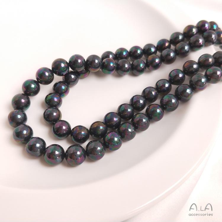 Baroque High Luster South Sea Gold Champagne Smoke Gray Pearl Shell Beads for DIY Jewelry.