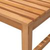 Vidaxl Ławka Ogrodowa, 150 Cm, Lite Drewno Tekowe