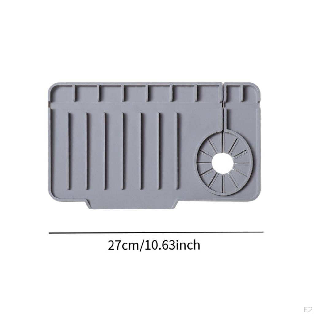 Силиконовая накладка на кран для сливного поддона для кухонной столешницы, наклонная, брызгозащищенная, прочная, легко моется, не