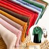 Spring New High-end Imitation Cotton and Linen 130cm Large Square Scarf Monochrome Silk Scarf Shawl Women's Scarf