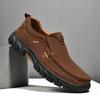 New Men Shoes Luxury Brand Mens Loafers Genuine Leather Man Casual Footwear Non-slip Hiking Shoes Male High Quality Driving Shoe