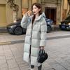 Autumn Winter Thicken Warm Parka Women Casual Sweety Solid Color Big Pocket Loose Long Hooded Coat Jackets Outwear