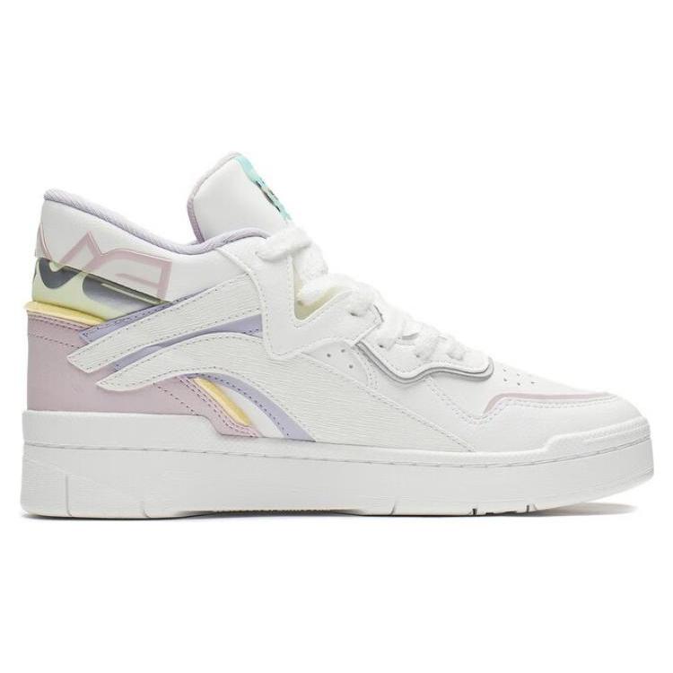 Li Ning x Disney Wave Midprm Кожаные Модные Нескользящие, Износостойкие, Легкие Высокие Кеды для Скейтборда AGCS152-2