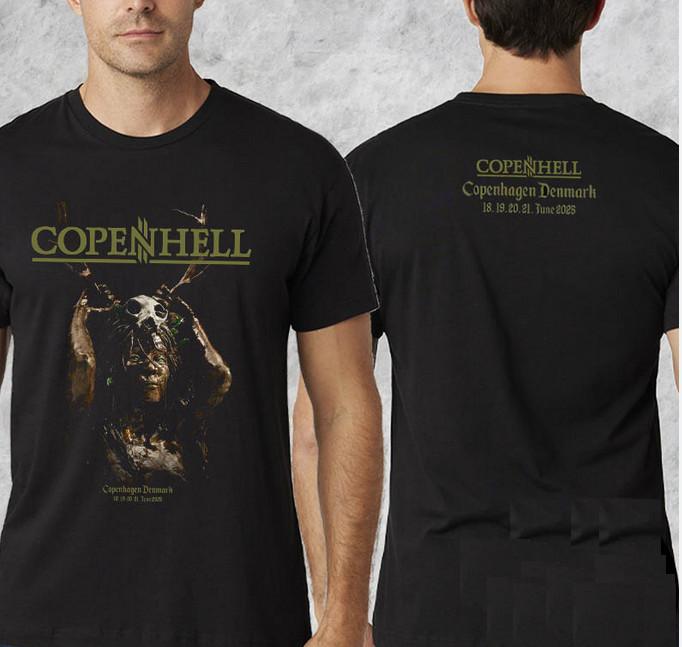 Copenhell 2025 В Копенгагене, Дания, В Июне 2025 Подарок для Фанатов Футболка с Двусторонним Принтом.