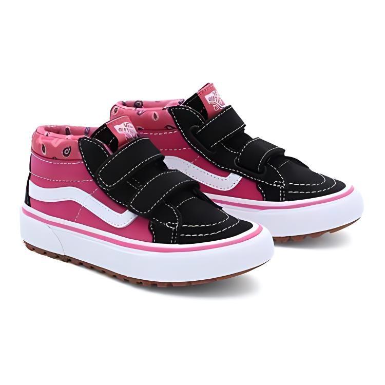 Vans Kids Sk8-Mid Touch-strap Suede Sneakers VN0A5KROB9P
