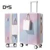 20/24-дюймовый чемодан с жестким корпусом, устойчивым к царапинам, с USB-интерфейсом, подстаканником и кодовым замком, бесшумный чемодан с вращающимся колесом