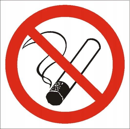 Zp-25 Pvc Fire Safety Sign. Smoking Prohibited.