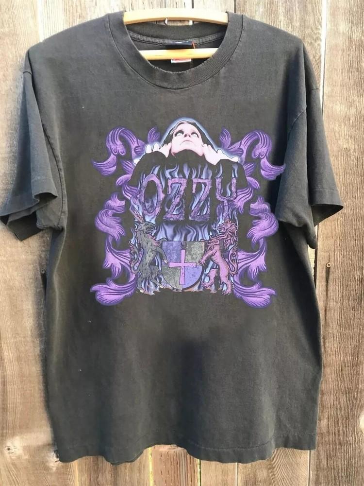 Ozzy Osbourne 90s Graphic Charcoal Short Sleeve T shirt Men Women S5XL Unisex T-Shirt