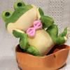 27cm Cute Animal Frog Plush Doll Cartoon Gentleman Bow Tie Guitar Frog Reptile Plush Toy Home Decoration Gift For Children