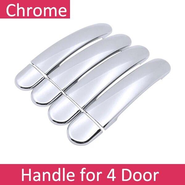 For Seat Altea 2004 2005 2006 2007 2008 2009 2010 2011 2012 2013 2014 2015 Chrome Door Handle Cover Trim Catch Car Accessories