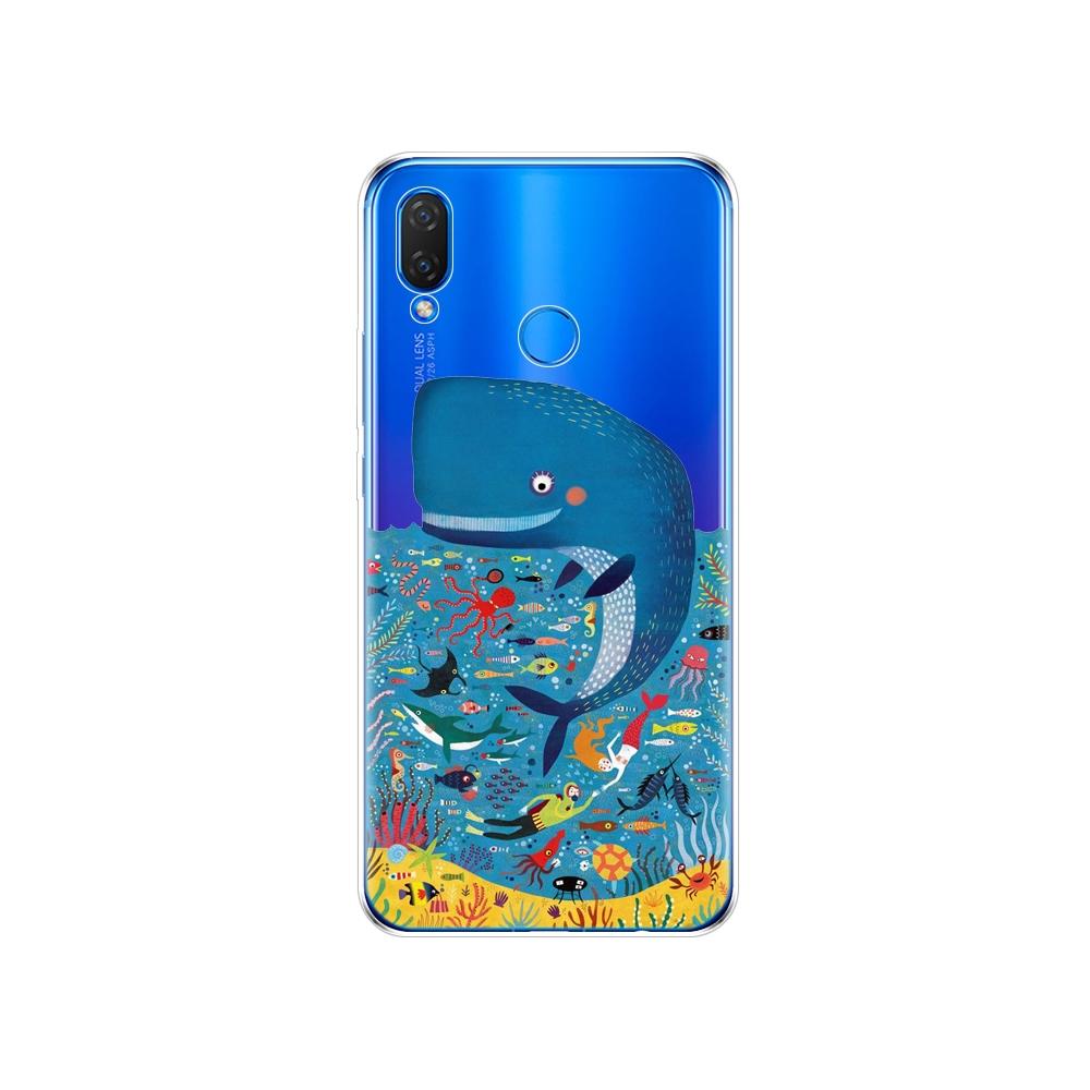 Чехол для телефона Huawei Nova 3 3i 3e, мягкий силиконовый чехол TPU для Nova3 Nova3i INE-LX2 INE-LX9, защитный чехол на все 360 градусов