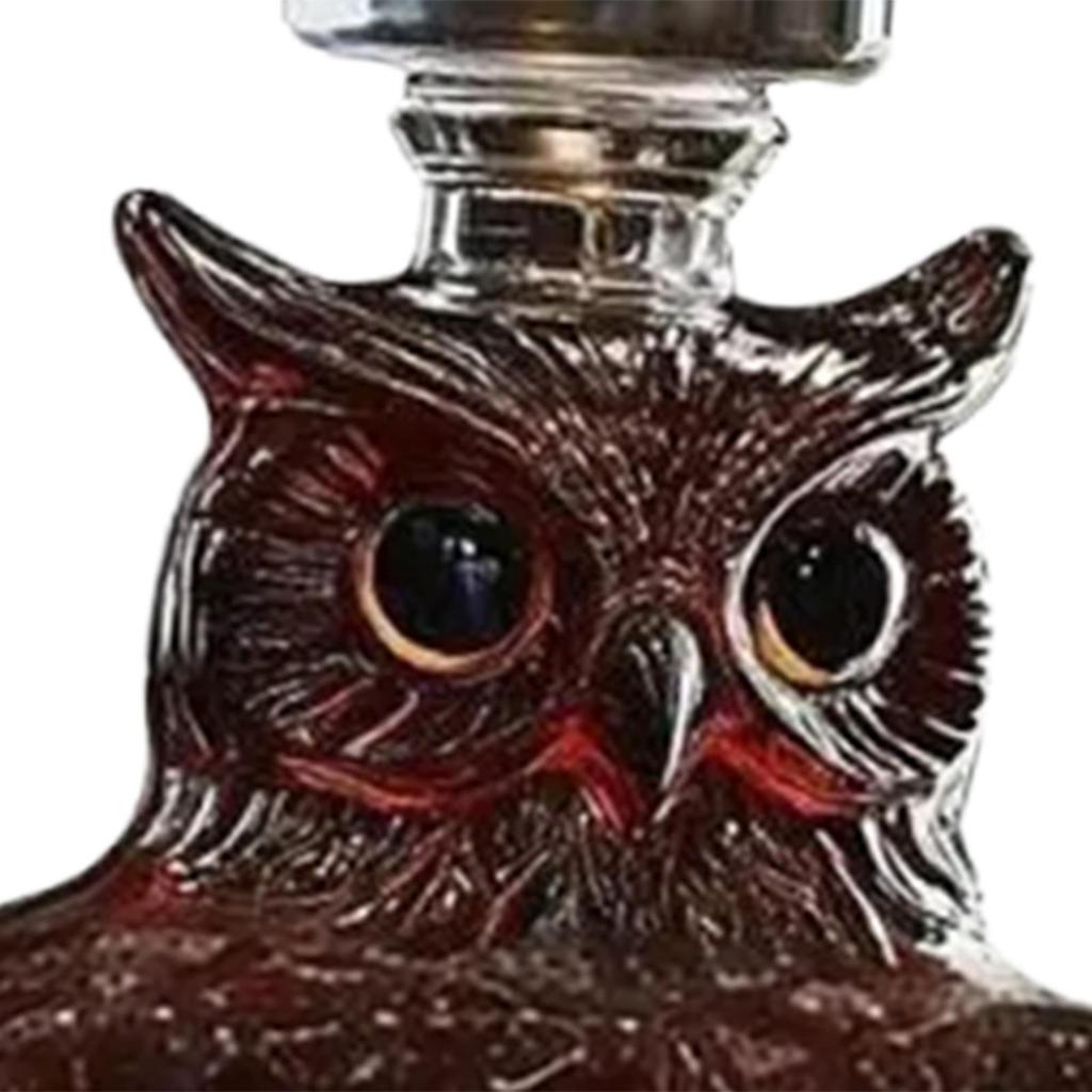 Funny Animal Whiskey Decanter, Wolf Elephant Deer Owl Shaped Engraved Whiskey Glasses, Unique Wine Bottle